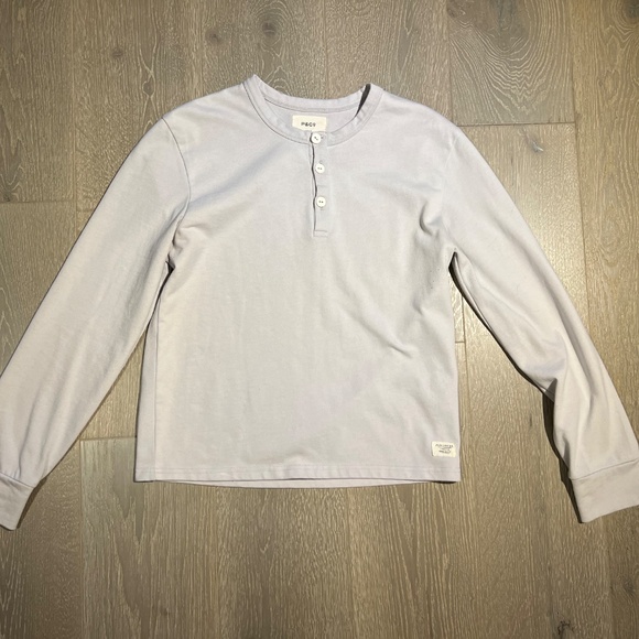 P&CO lavender henley women's size 12 - Picture 1 of 5